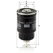 MANN-FILTER Full Service Kit with Air, Oil, Fuel & Cabin fits Nissan Terrano II