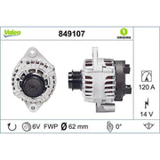 Valeo Car Alternator 12V 849107