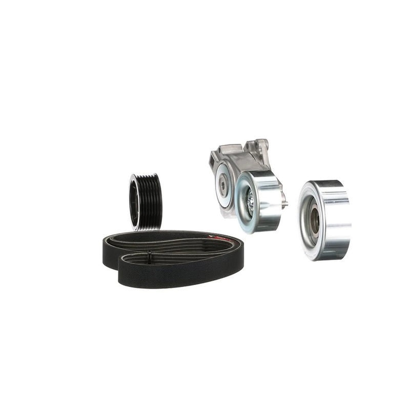 Gates V-Ribbed Belt Set fits Mitsubishi Pajero/Shogun IV 2006-2007 3.0 3.8