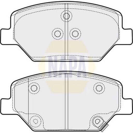NAPA Front Brake Pad Set NBP1795