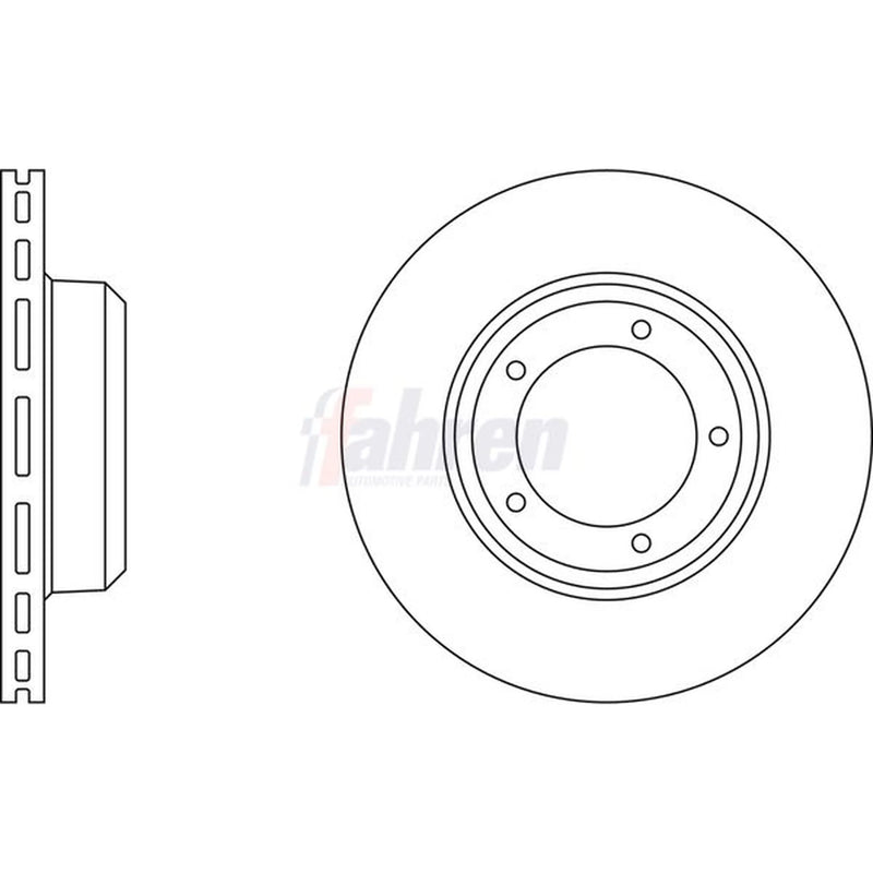 Fahren 2 x Front Brake Discs FBD6920-x2