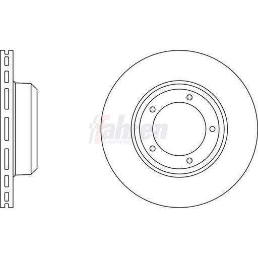 Fahren 2 x Front Brake Discs FBD6920-x2
