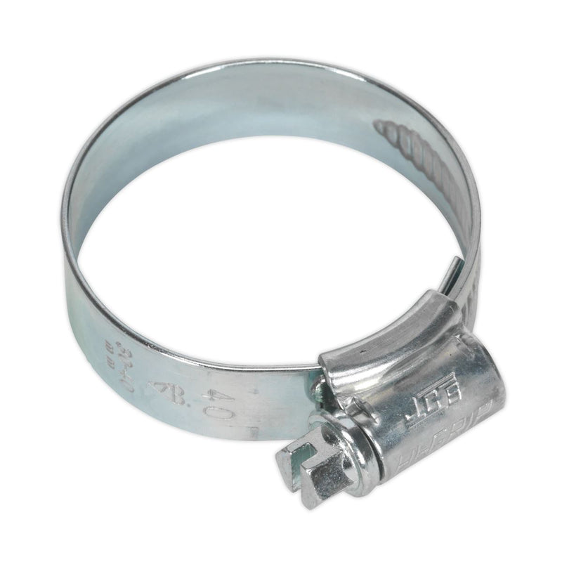 Sealey HI-GRIP Hose Clip Zinc Plated 30-40mm Pack of 20 HCJ1X Sealey  - Dynamic Drive