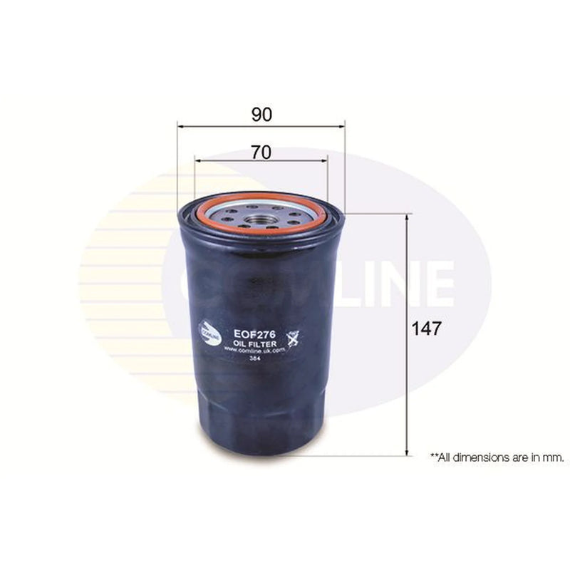 Comline Engine Oil Filter fits Hyundai I30 2007-2012 2.0