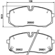 Mintex Front & Rear Pads fits Hyundai I20 III 2020 on 1.6