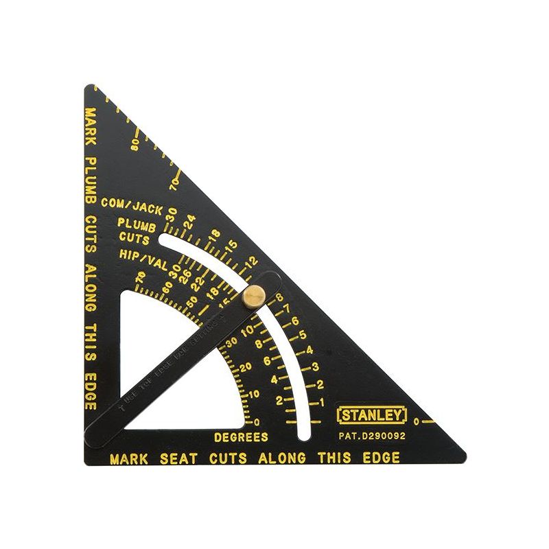 Stanley® Hand Tools Adjustable Quick Square 170mm (6.3/4in) STANLEY® Hand Tools - Dynamic Drive