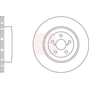 Apec Rear Brake Vented Discs & Pads fits Subaru Impreza 2001-2005 2.0