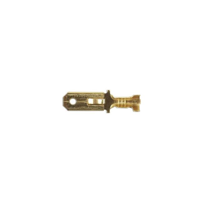 Connect 250 Type Connector Non Insulated Male Terminals 100pc 37408 Tool Connection - Dynamic Drive