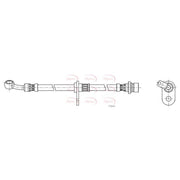 Apec Brake Hydraulic Hose Line Front Right fits Honda Hr-V 2015 on 1.5 1.6