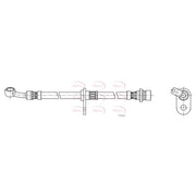 Apec Brake Hydraulic Hose Line Front Right HOS4444
