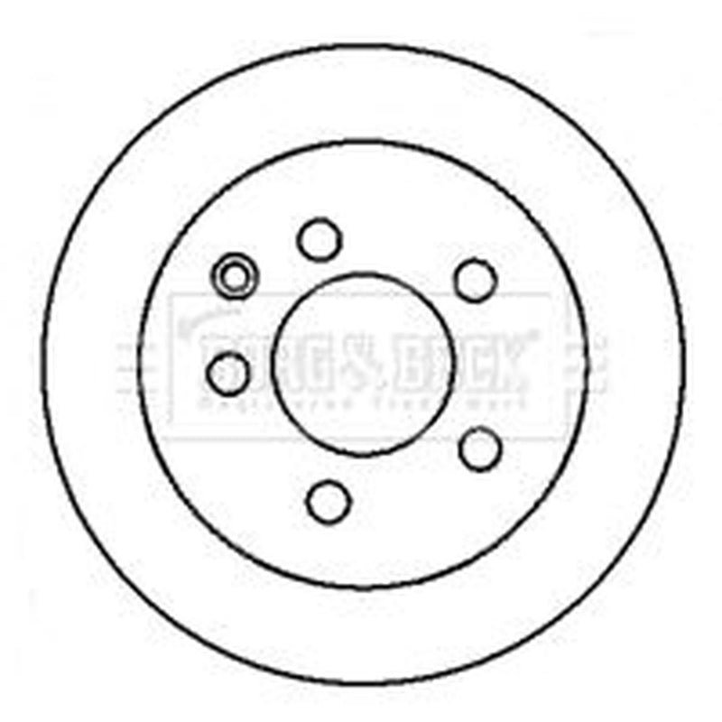 Borg & Beck Front & Rear Brake Discs & Pads fits Renault Koleos I 2008 on 2.0