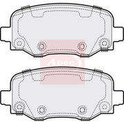 Apec Rear Brake Pad Set fits Jeep Cherokee 2013-2018 2.0 2.2 3.2