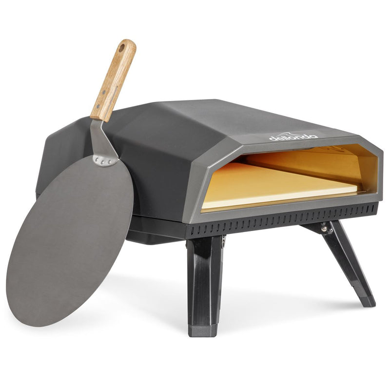 Dellonda Gas Pizza Oven with Water-Resistant Cover/Carry Bag & 12" Pizza Peel Dellonda - Dynamic Drive
