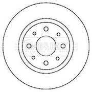 Borg & Beck Front & Rear Brake Discs & Pads fits Alfa Romeo Mito 2008-2018