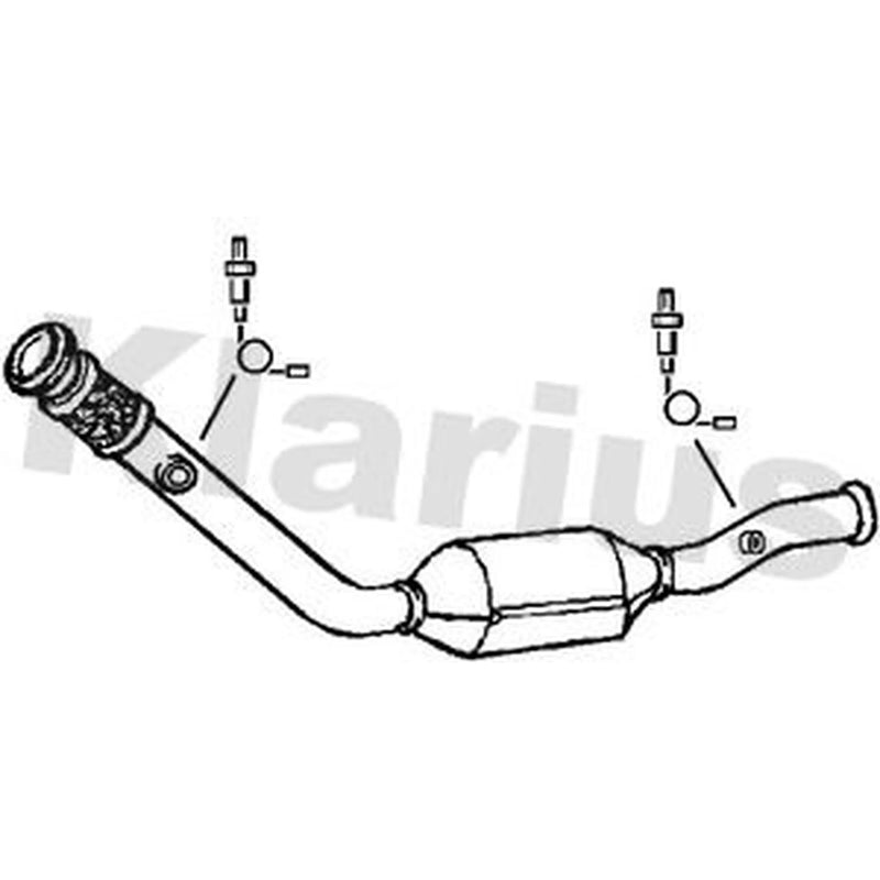 Klarius Catalyst Type Approved With Pipe fits Peugeot 406 2000-2004 1.8