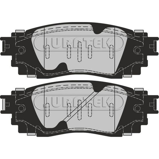 Juratek Front & Rear Pads fits Toyota Camry 2024 on 2.5