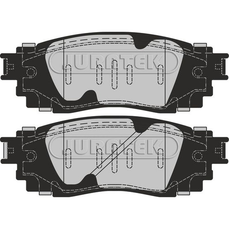 Juratek Front & Rear Pads fits Toyota C-Hr 2016 on 1.2 1.8 2.0