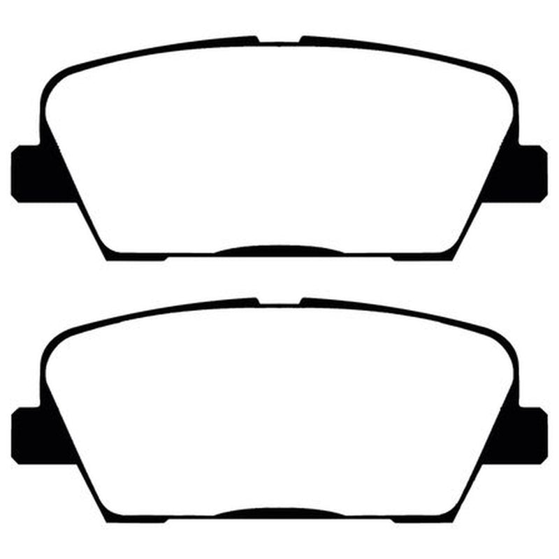Abtex Rear Brake Pad Set fits Hyundai Santa Fé II 2009-2012 2.0 2.2 2.4