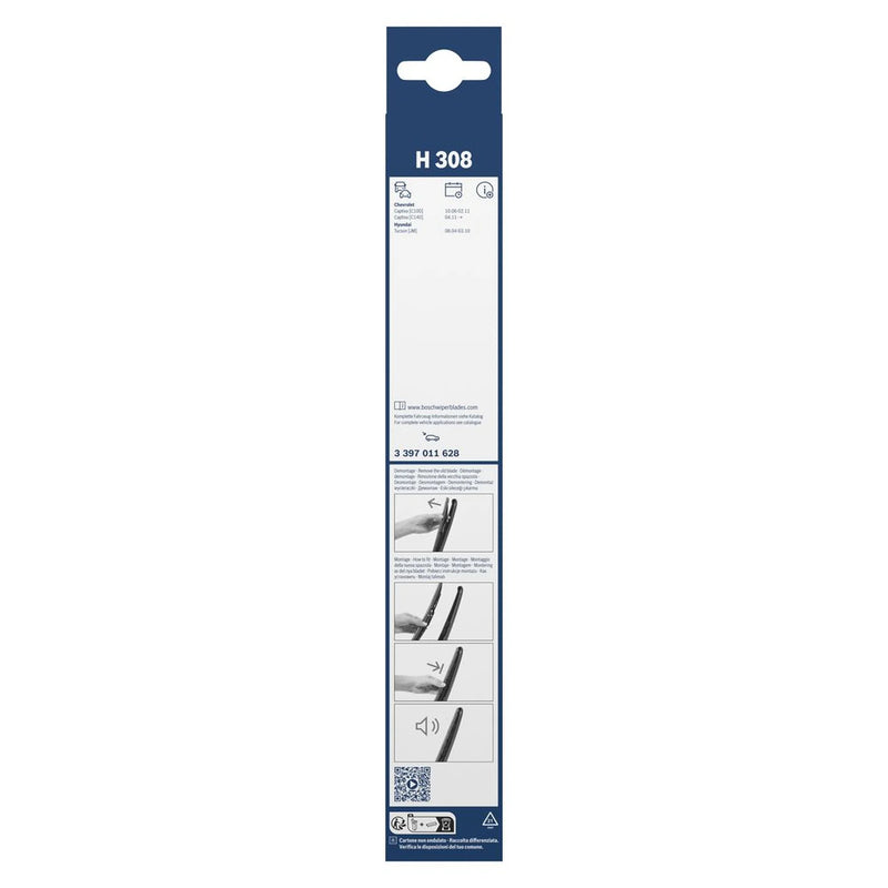 Bosch Conventional Wiper Blade 300mm — H308 fits Chevrolet Captiva 2006-2018
