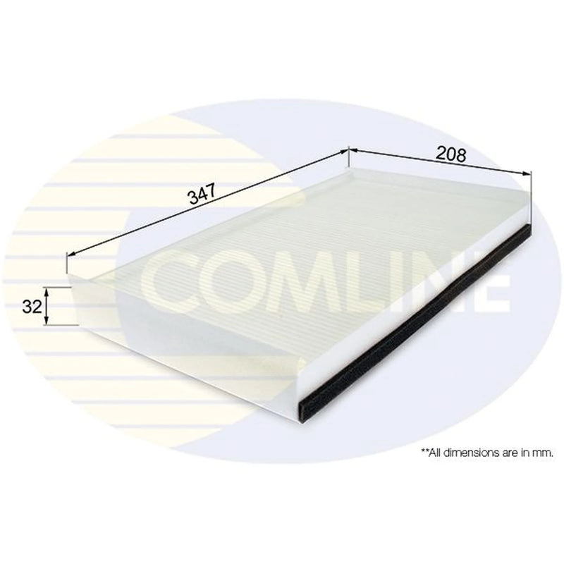 Comline Cabin Air Filter (Pollen Filter) fits Mercedes-Benz Viano 2003-2007