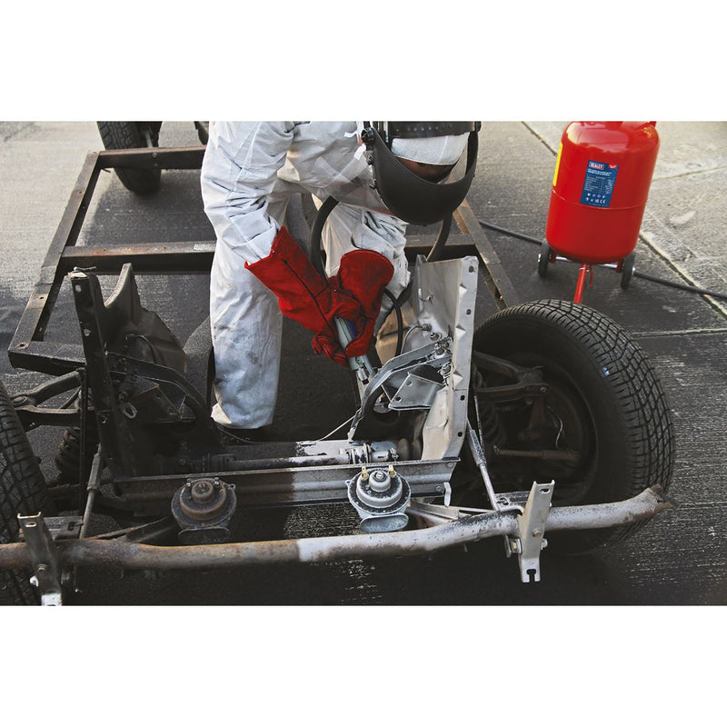 Sealey Shot Blaster with Water Trap & Wheels 37L SB997 Sealey - Dynamic Drive