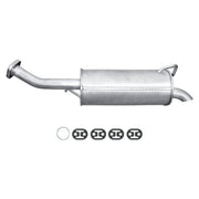 Hella End Silencer Rear fits Nissan Primera Traveller 1998-2001 1.6