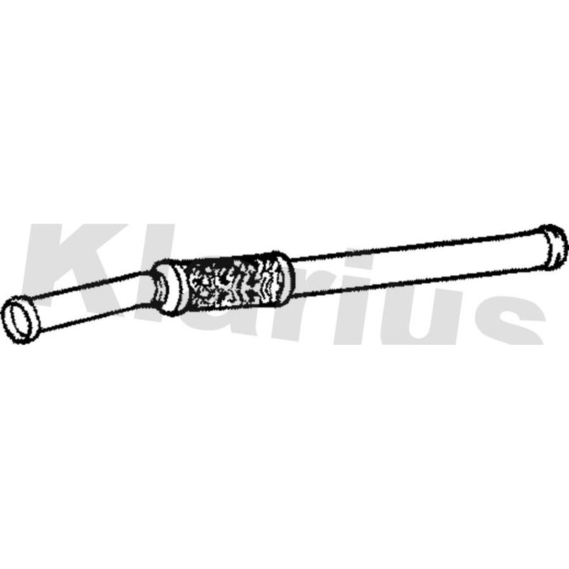 Klarius Exhaust Pipe OD fits Saab 900 II 1993-1998 2.0 2.3