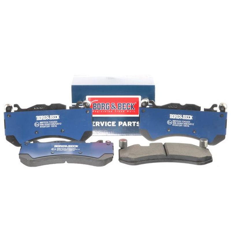 Borg & Beck Front & Rear Brake Discs & Pads fits Audi A6 C7 2013-2018