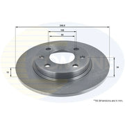 Comline Front & Rear Brake Discs & Pads fits Peugeot 306 1993-2000 1.6