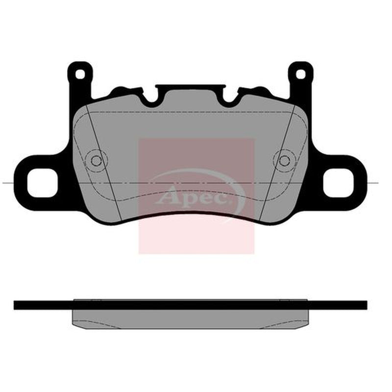 Apec Rear Brake Pad Set fits Porsche Taycan 2019-2023