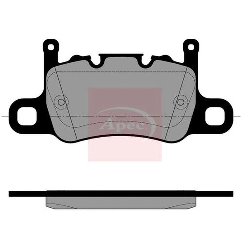 Apec Rear Brake Pad Set PAD2493