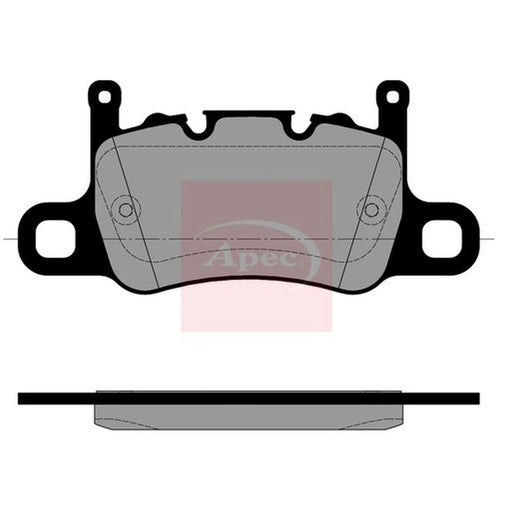 Apec Rear Brake Pad Set PAD2493