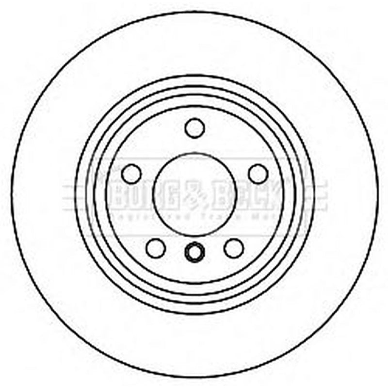Borg & Beck Front Vented & Rear Vented Brake Discs & Pads fits BMW 3 2013-2016