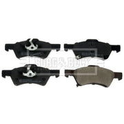 Borg & Beck Front Brake Vented Discs & Pads fits Jeep Cherokee 2001-2004 2.4 3.7