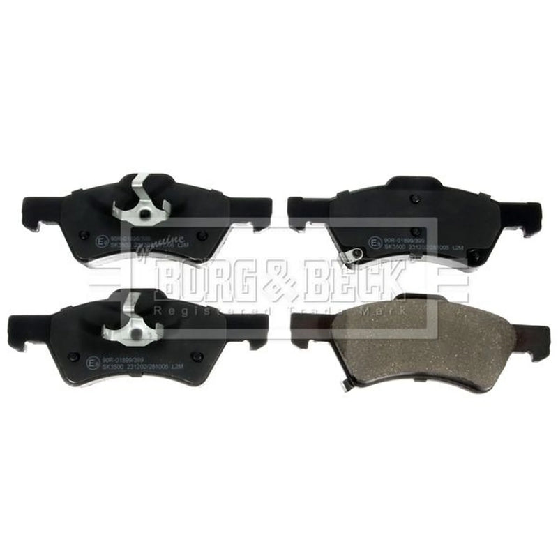 Borg & Beck Front & Rear Brake Discs & Pads fits Jeep Cherokee 2001-2004 2.4 3.7