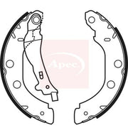 Apec Brake Shoe Set Axle Kit fits Nissan Primera 1996-2002 1.6 2.0
