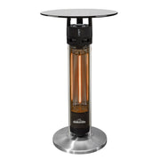 Dellonda Bistro Table with 1600W Heater - Black Stainless Steel Dellonda  - Dynamic Drive