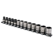 Sealey Premier Black Premier Black Lock-On Socket Set 1/2"Sq Drive 13pc AK2742B Sealey Premier Black - Dynamic Drive