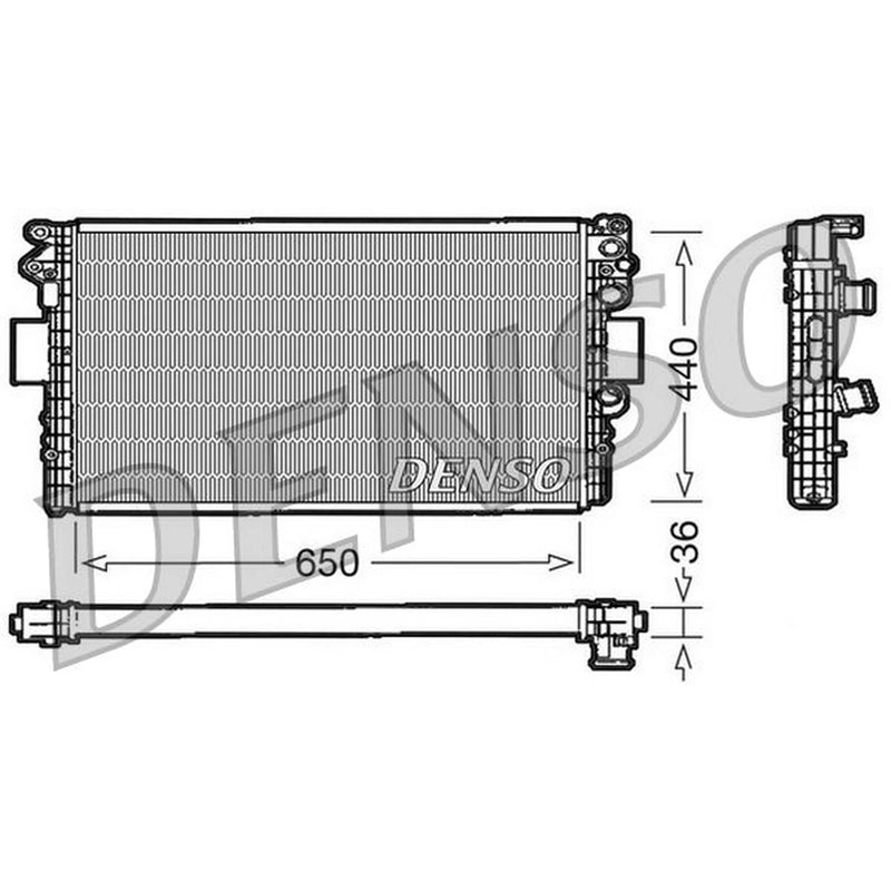 Denso Engine Radiator fits Iveco Daily III 1999-2007