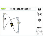 Valeo Electric Window Regulator Lifter Right Front 851393