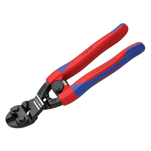 Knipex CoBolt® Compact Bolt Cutters 20° Head Multi-Component Grip 200mm Knipex - NN4 Online