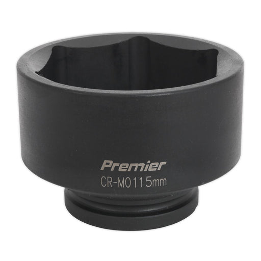 Sealey Impact Socket 115mm 1"Sq Drive IS1115 Sealey - Dynamic Drive