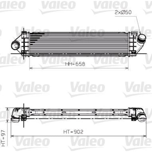 Valeo Intercooler (Charge Air Cooler) 818246