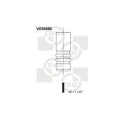 BGA Engine Intake Valve 35mm Head V039486