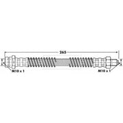 Borg & Beck Brake Hydraulic Hose Line Rear Right BBH7054
