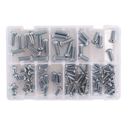 Button Head High Tensile 10.9 Socket Screw Assortment M5-M10 108pc - DIN 912 Sealey - Dynamic Drive