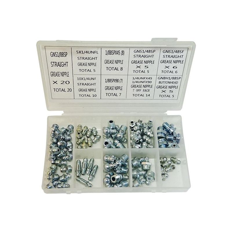 Lumatic Grease Nipple Selection Box Imperial Lumatic - Dynamic Drive