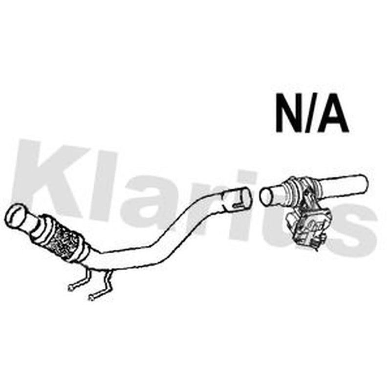 Klarius Exhaust Pipe OD fits Seat Ateca 2016 on 1.6