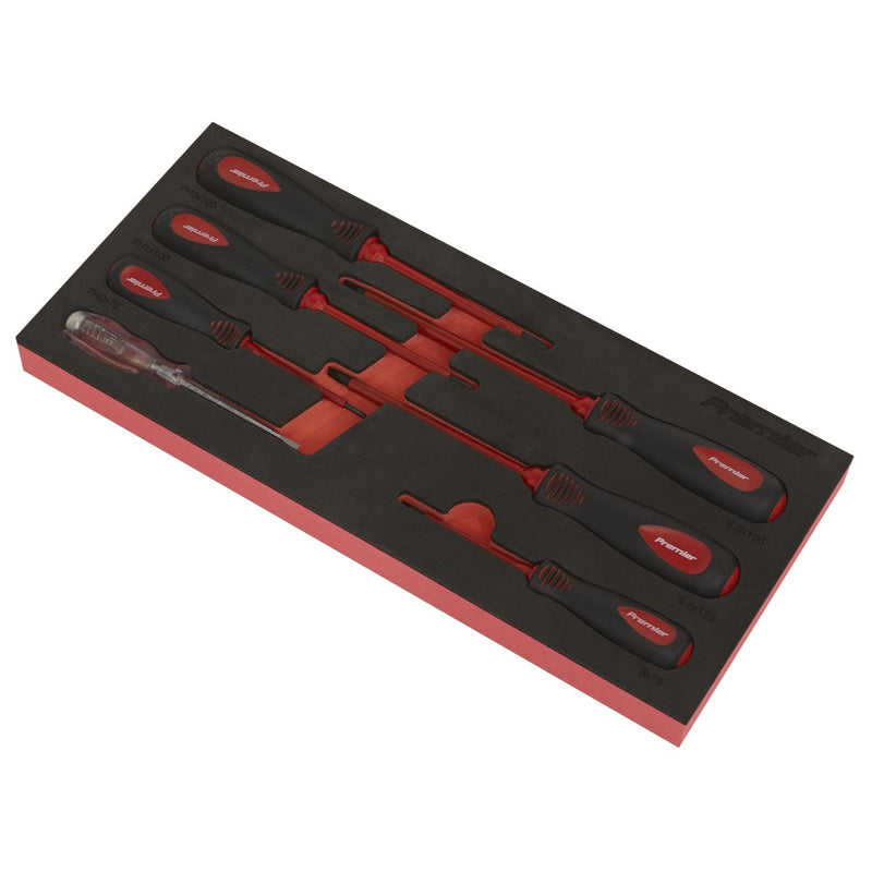 Sealey Premier Premier Screwdriver Set 7pc - VDE Approved TBTE04 Sealey Premier - Dynamic Drive