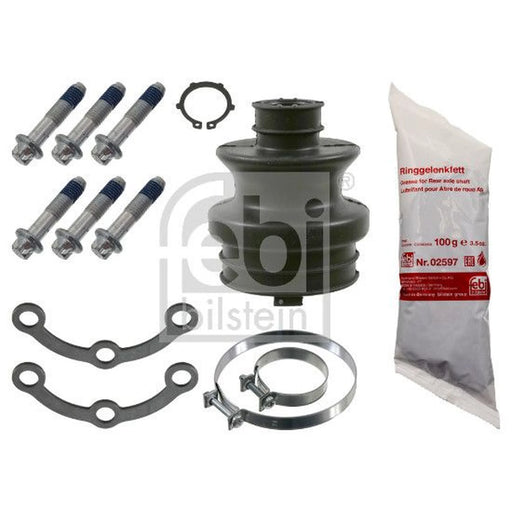 Febi Drive Shaft Bellow Kit transmission sided Rubber 02591